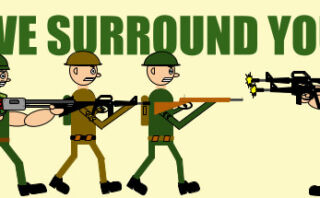 dorublog | ひたすら兵士やヘリや戦車を撃ちまくるゲーム We Surround You