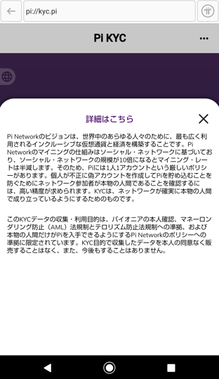 dorublog | Pi Network 日本語版対応済み KYC 本人確認手続き やり方