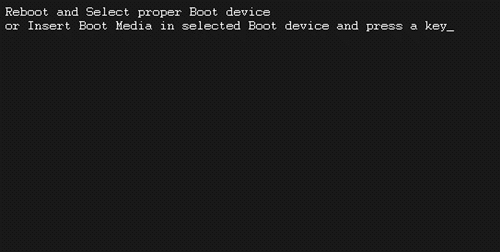 dorublog | Reboot And Select Proper... エラーが出てPCが起動できないときの対処法