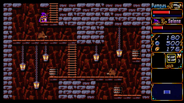 dorublog | 魔城伝説II ガリウスの迷宮やドラゴンスレイヤーIVを再現した8bitクラシックな2D探索アクションゲーム Pampas & Selene: The Maze of Demons